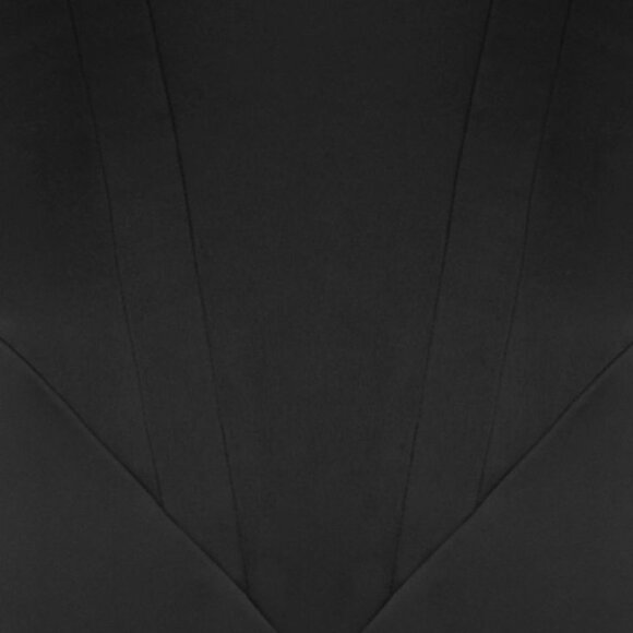 House of CB Anais Satin Corset Midi Dress- Black - Picture 6 of 11